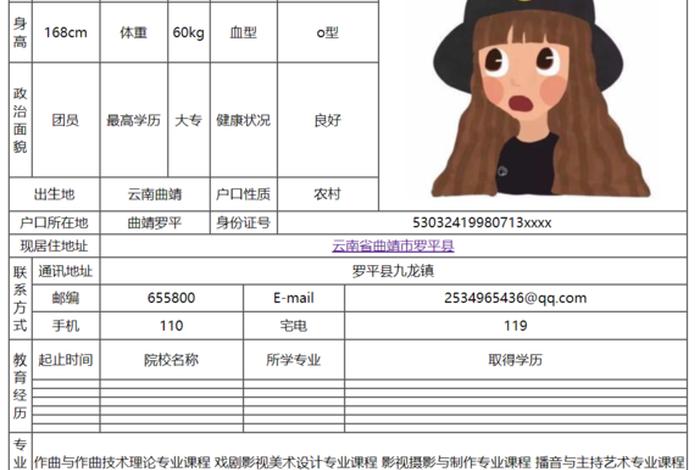 html个人网站代码 - 个人简历的 HTML 代码