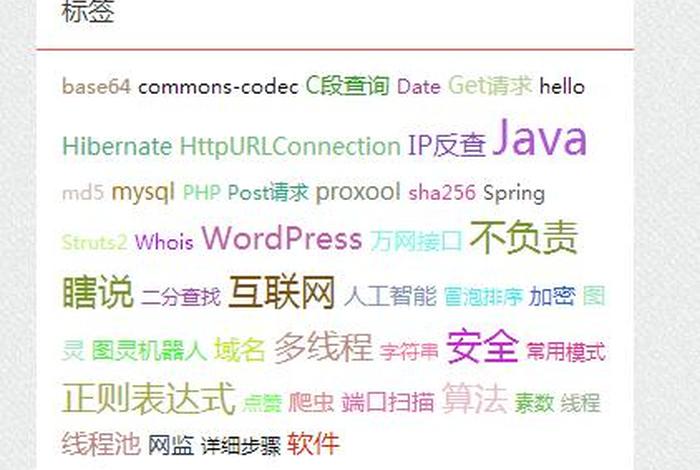 wordpress模板标签大全，wordpress标签页插件
