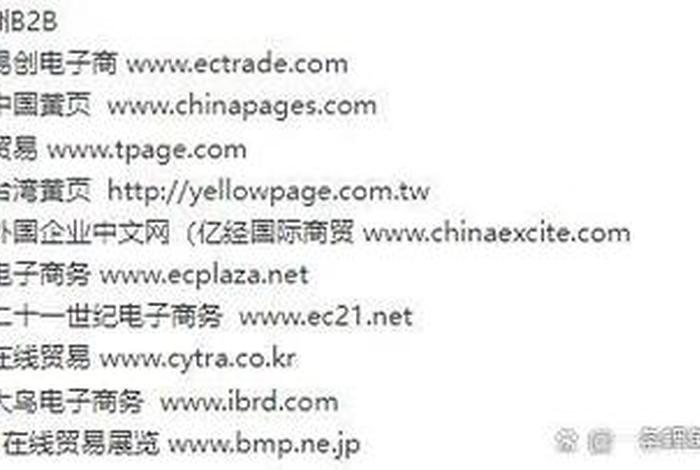 b2b网站大全b2b网站排名、b2b网站的投票方式
