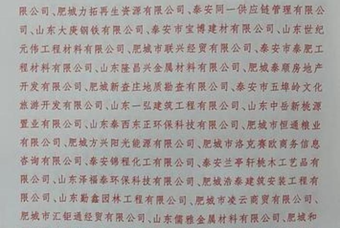 肥城市有哪些好企业（肥城市有哪些好企业单位）