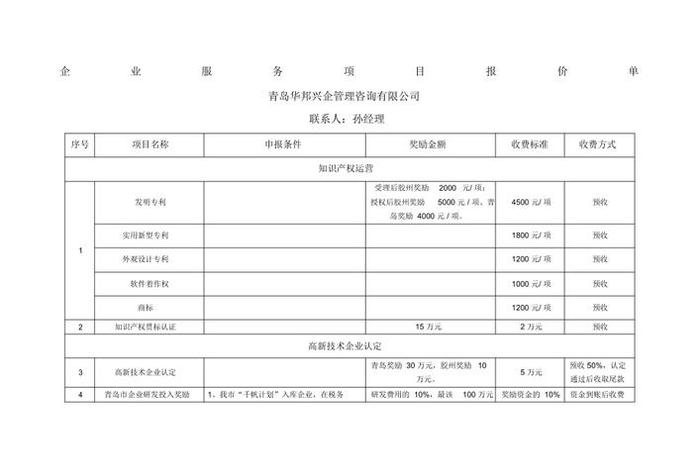 seo报价 Seo报价单
