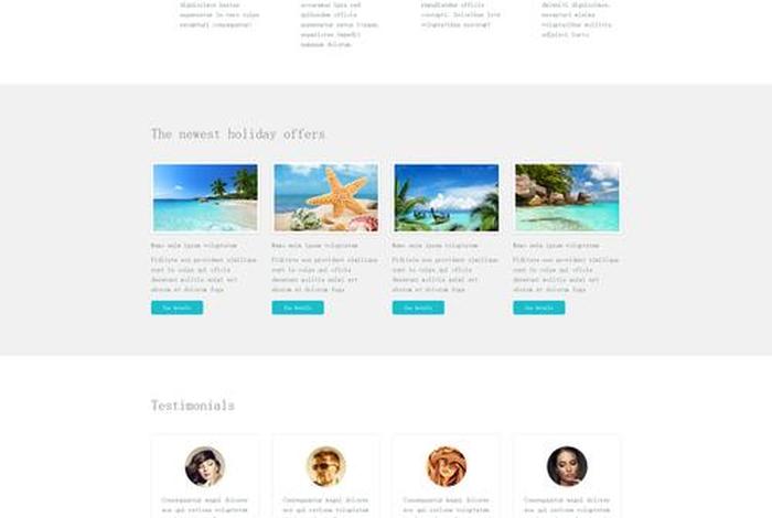 web制作网站的模板有哪些；免费html网页模板