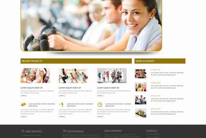 html网页模版、网页设计模板网站