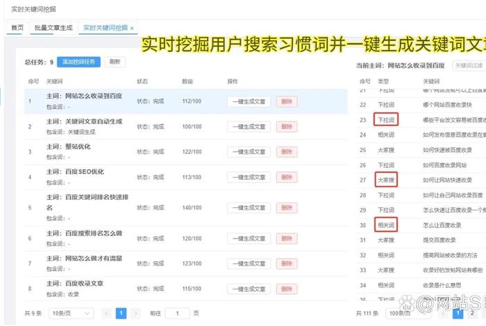 seo推广举例、seo关键词优化案例