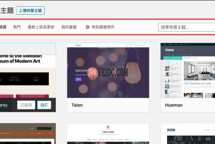 .wordpress；WordPress主题安装
