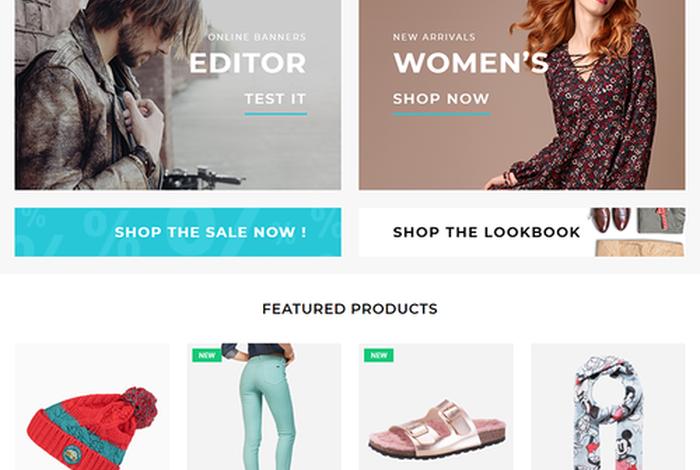 shopify建站产品图片、shopify模版页面设计
