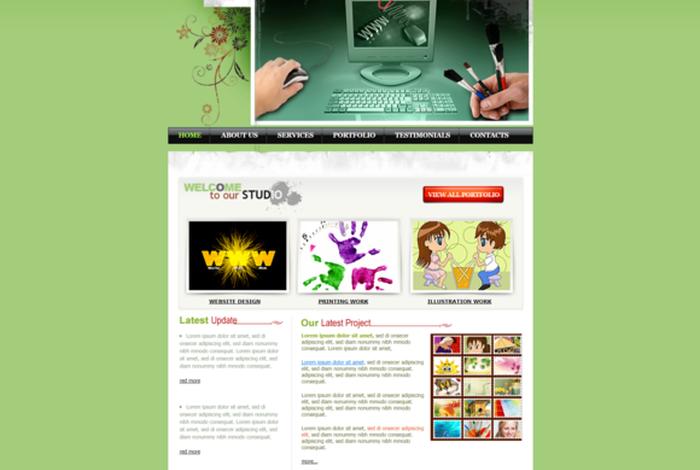 html网页制作软件下载 web前端网页模板
