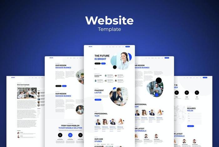 web免费模板网站 - web网页设计模板