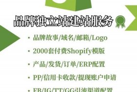 shopify独立站建站 独立站制作