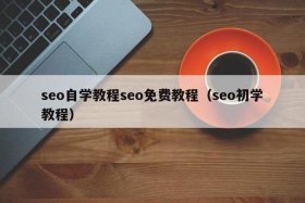 seo免费自学的网站，学seo如何入门