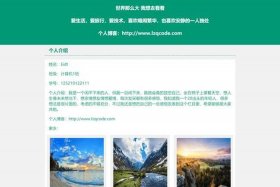 html网页设计代码作业；web个人网页设计代码