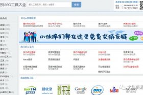 seo工具站长查询工具 seo排名优化工具推荐