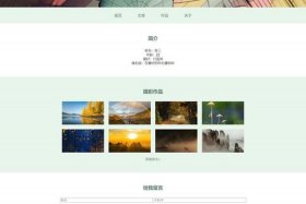 html简单网页设计作品作业 - 个人网页设计作品欣赏