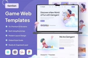 web网页模板动漫；网页设计制作网站模板图片