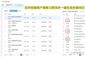 seo推广举例、seo关键词优化案例
