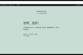 wordpress谷歌站点 又一个wordpress站点