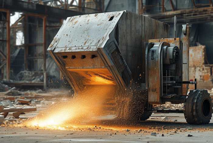 废旧建筑模板粉碎机 - 废旧建筑模板破碎机