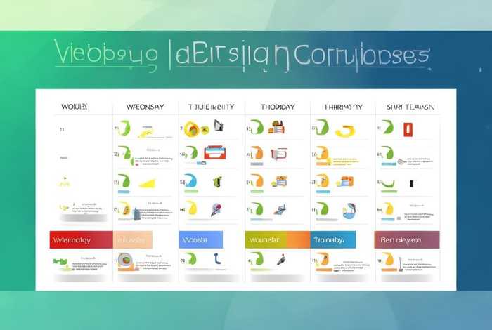 web制作网页课表（web制作课程表网页）