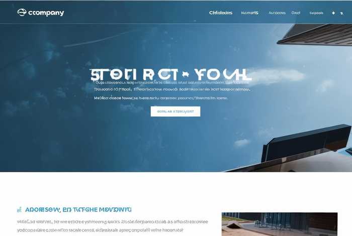 公司网站主页模板、公司网站主页模板怎么做