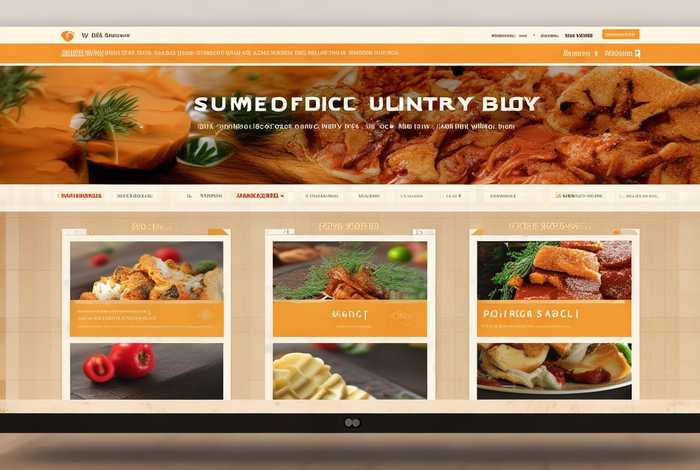 关于美食的网页模板；关于美食的网页模板怎么做