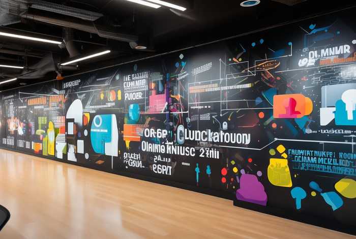 互联网公司文化墙设计，互联网公司文化墙设计效果图