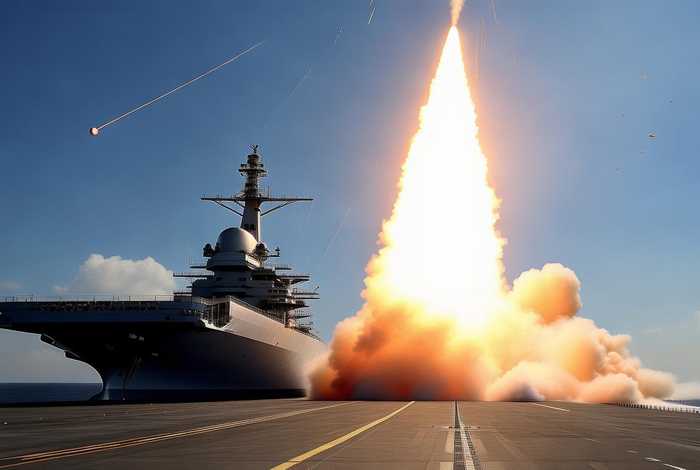 福建舰电磁弹射宣传片震撼发布、福建发射导弹