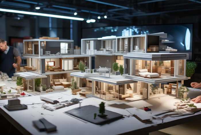 搭建3D模型（搭建3D模型一套全屋定制多久30投影6个空间）