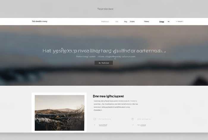 个人网站模板；个人网站模板源码