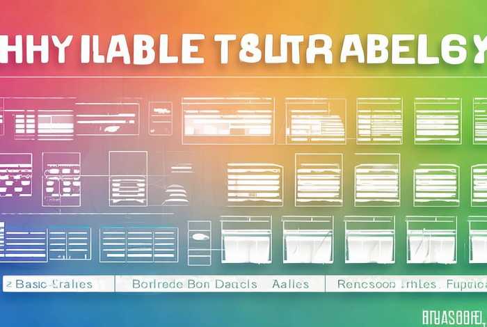 html代码大全表格 - html表格代码例子