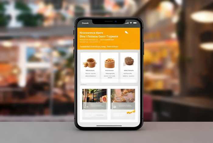 店铺小程序模板、店铺小程序模板下载