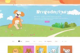 宠物网站首页设计，宠物网站首页设计图