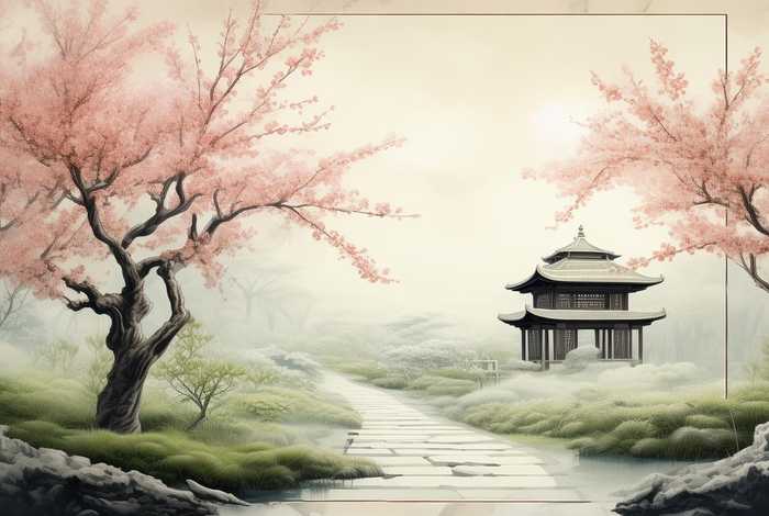 ppt模板古风简约 - 古风简洁ppt模板