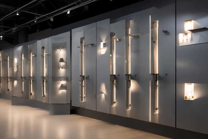 产品展示墙设计效果图 - 产品展示墙设计效果图路灯