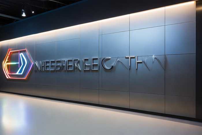 logo墙效果图 研发中心logo墙效果图