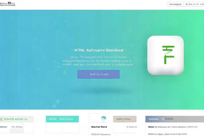 html软件下载；html软件下载页