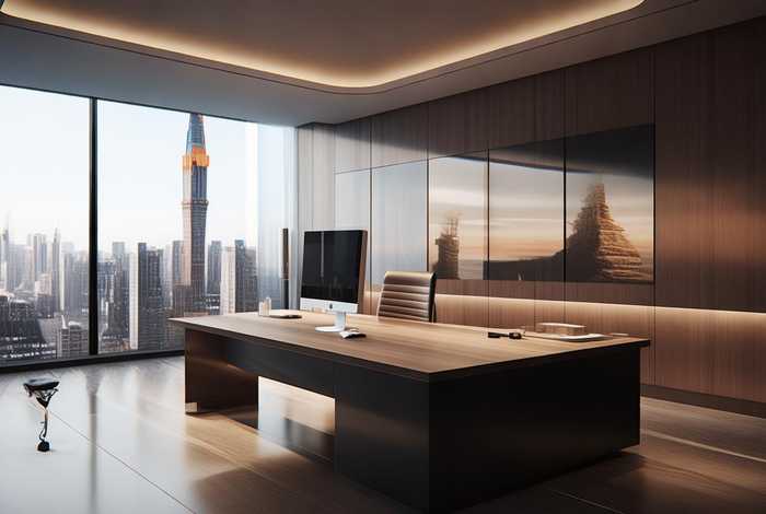 办公室装修设计效果图 老板办公室装修设计效果图