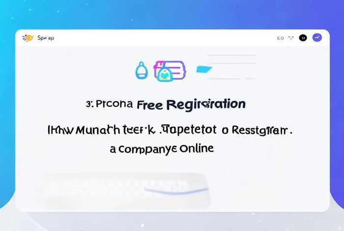 个人免费网上注册；个人免费网上注册公司要多少钱