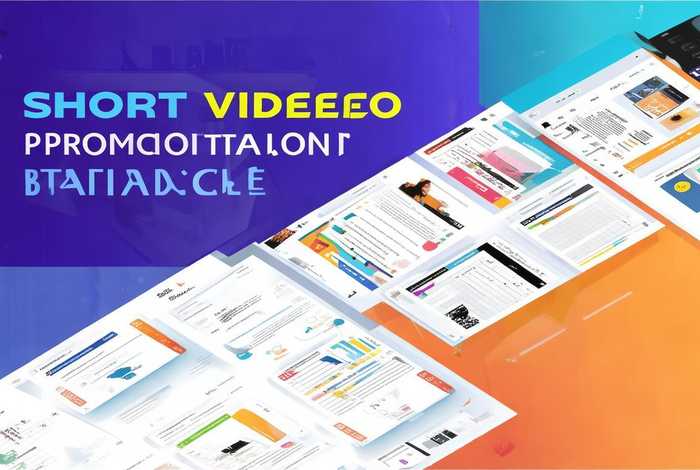 短视频推广项目；短视频推广项目策划书