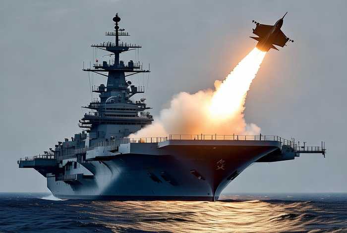 福建舰电磁弹射宣传片震撼发布、福建发射导弹