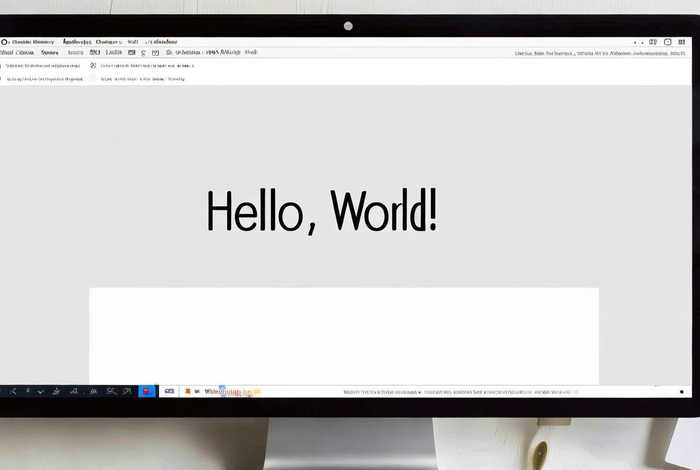 hello world网页制作教学视频 - 简单的hello world网页制作