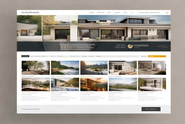 房地产网页设计模板图片；房地产网页设计模板图片大全