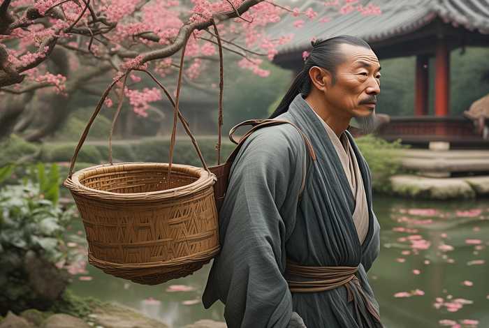 古代书生 - 古代书生背的背篓叫什么名字