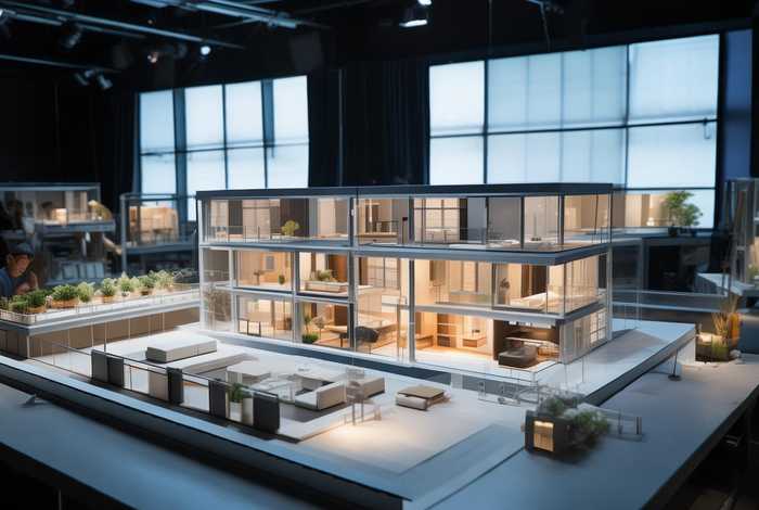 搭建3D模型（搭建3D模型一套全屋定制多久30投影6个空间）