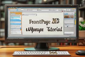 frontpage制作网页教程；frontpage2003制作网页教程