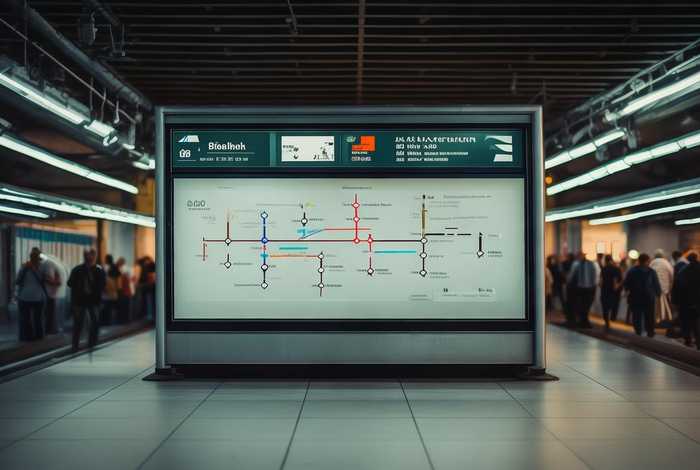 地铁站站牌指示牌是什么意思；地铁站站牌指示牌是什么意思图片