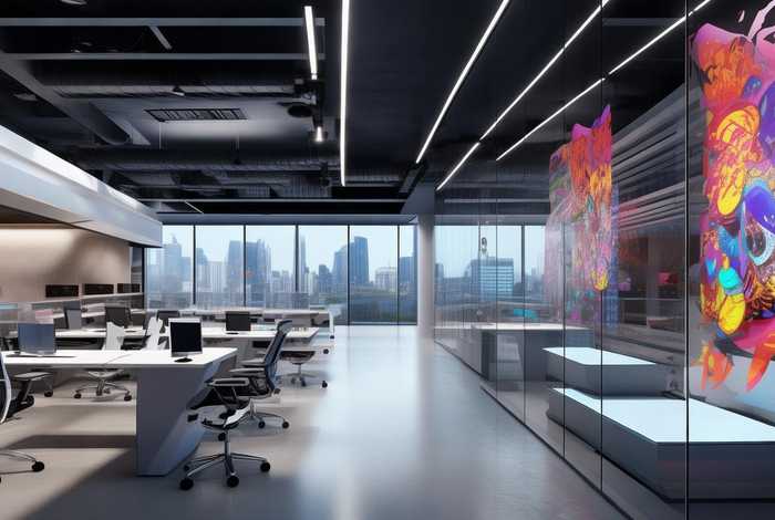 互联网公司效果图（互联网公司装修效果图大全）