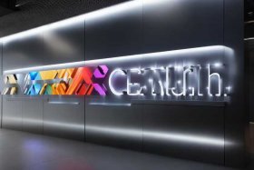 logo墙效果图 研发中心logo墙效果图