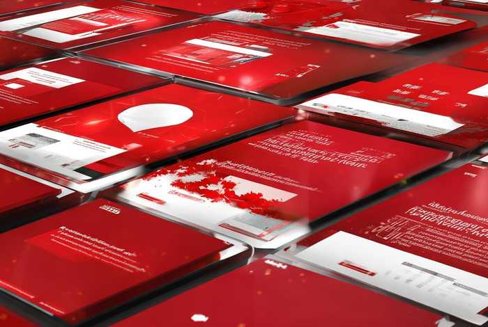 ppt模板红色免费下载；ppt模板下载免费版红色