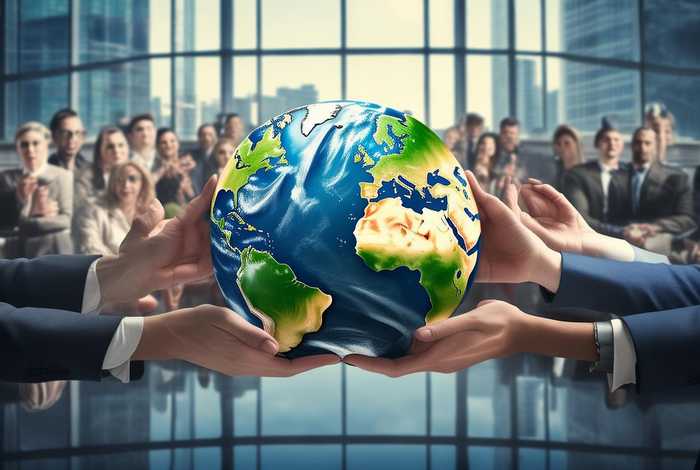 公司首页手捧地球图片（公司首页一般放什么图片）