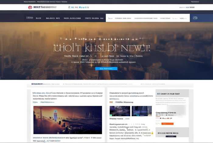 html新闻网站模板、新闻网站代码html